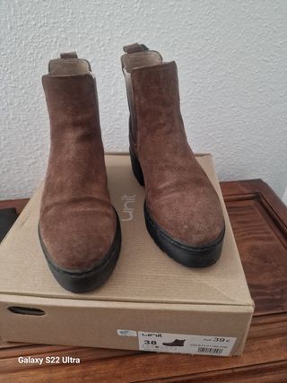 Botines serraje marrones