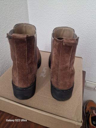 Botines serraje marrones
