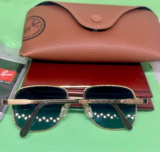 GAFAS RAYBAN DE ORO Y CRISTALES BAUSCH&LOMBA USA 