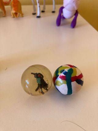 Lotto giocattoli vari in pvc e plastica