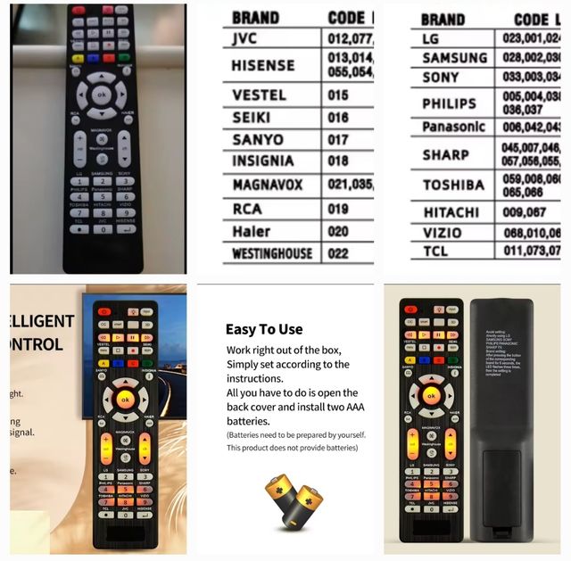 Mando tv UNIVERSAL C LUZ FUENGIROLA