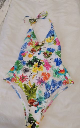 Bañador  Desigual Tiras Tropical