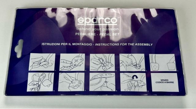 Nuevo! Pedal Sparco Racing Aluminio