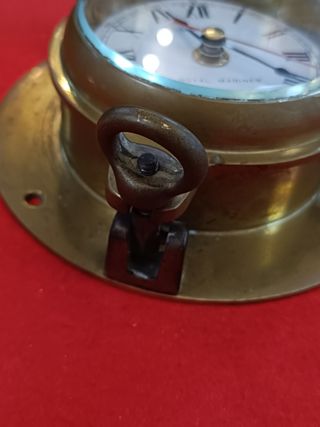 Reloj de yate de bronce Vintage, reloj de barco ná
