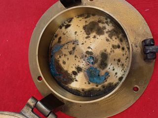 Reloj de yate de bronce Vintage, reloj de barco ná