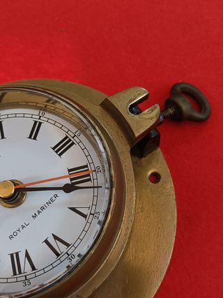 Reloj de yate de bronce Vintage, reloj de barco ná