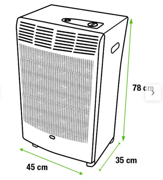 Estufa de gas catalitica