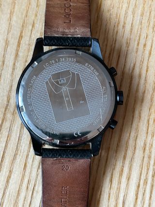 Lacoste Reloj Analogico de Cuarzo negro