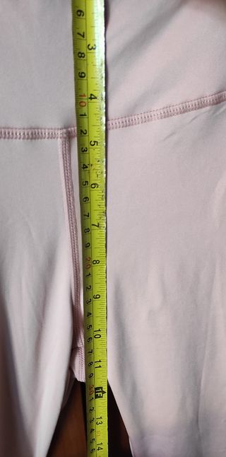 Leggins rosa con stringhe, L/XL