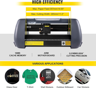 Plotter da Taglio, 375 mm Velocità di taglio