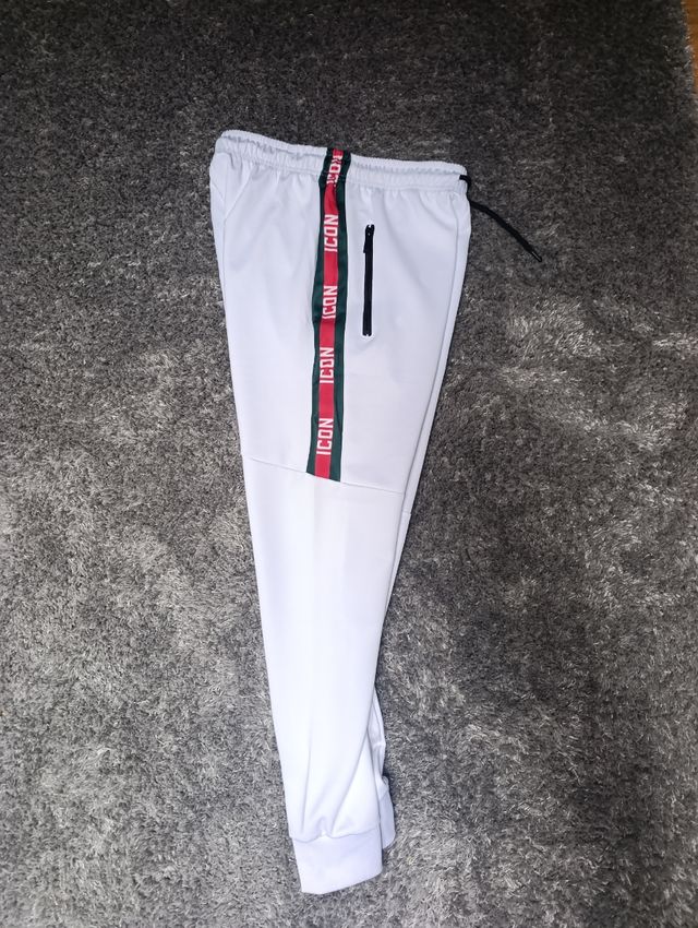 Pantalones chándal blancos