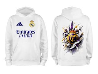 Sudadera algodón Real Madrid (nuevo diseño)