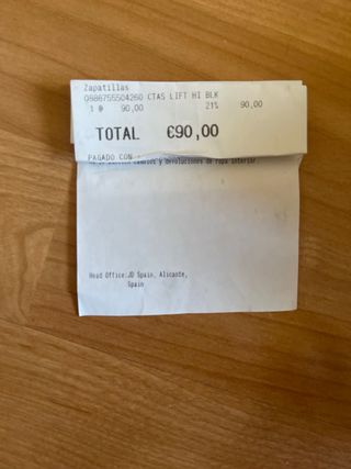 Converse negras plataforma