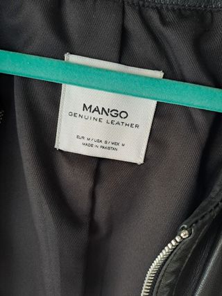 Chaqueta piel Mango
