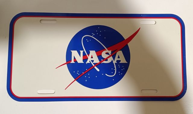 Placa Matricula NASA