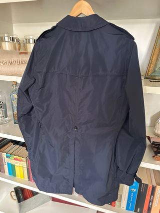 Imprermeable Burberry Azul Marino