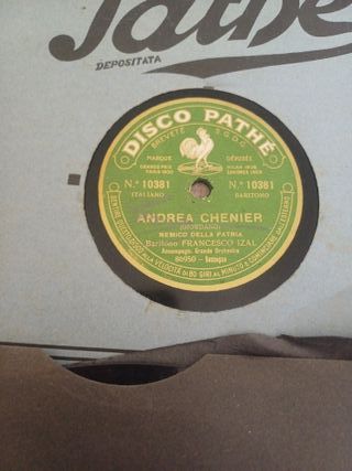 5 dischi 78 giri grammofono pathe' odeon columbia 