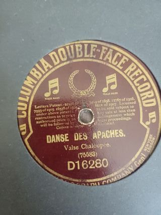 5 dischi 78 giri grammofono pathe' odeon columbia 