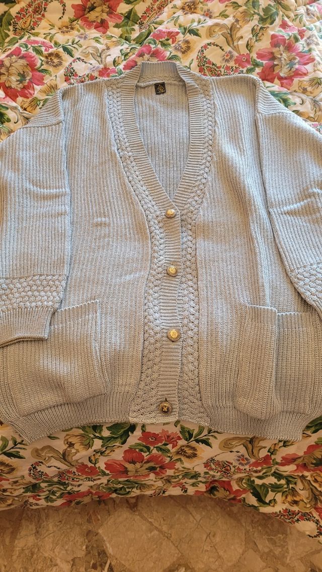 Cardigan di filo di cotone