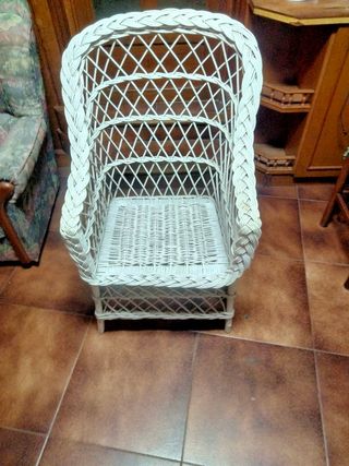 Silla de mimbre