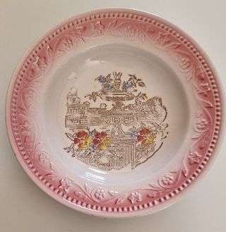 2 piatti antichi Musso Ceramiche Mondovì