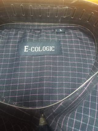 Camisa cuadros algodón ecológico L