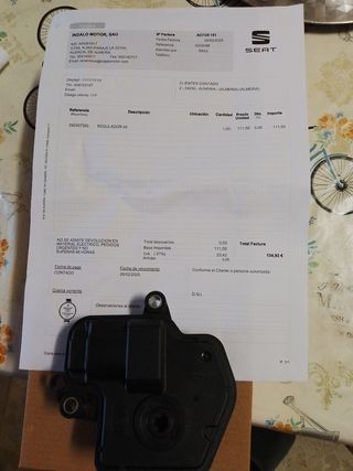 Regulador 40 Seat ibiza