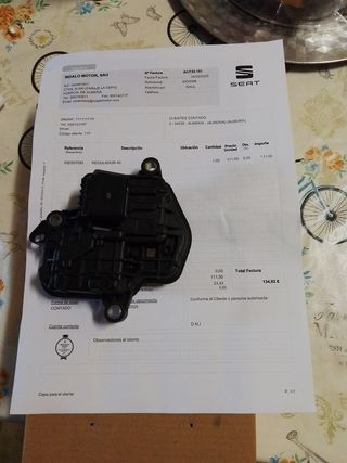 Regulador 40 Seat ibiza