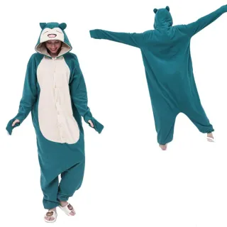 Disfraz de Snorlax Onesie Jumpsuit Animal