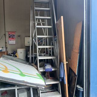 escalera de aluminio