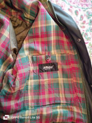 Chaquetón encerado lluvia