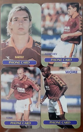 Schede Telefoniche AS Roma Alenichev Bartelt Wome