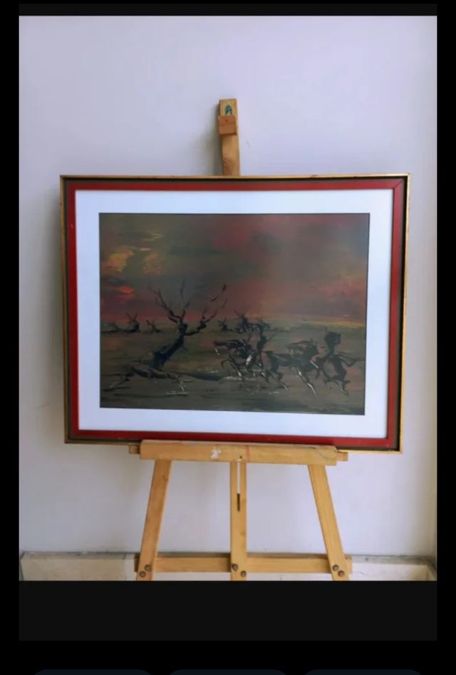 Óleo surrealista Don Quijote