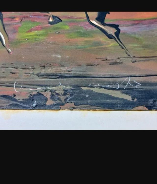 Óleo surrealista Don Quijote