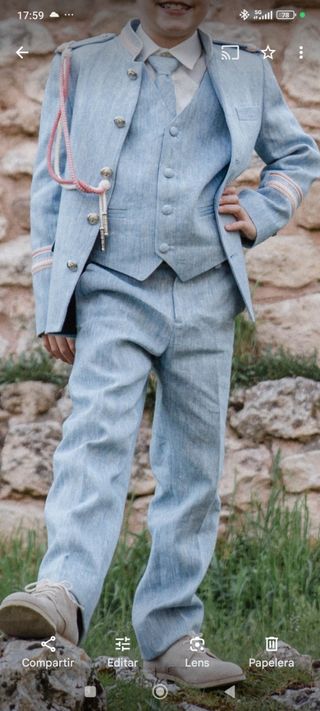 Traje comunión niño 