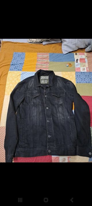 Chaqueta vaquera/tejana negra S