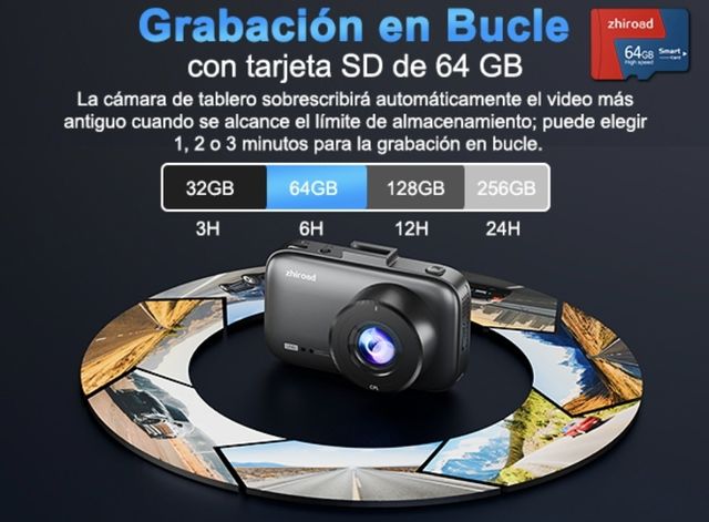 Dashcam 4K cámara coche