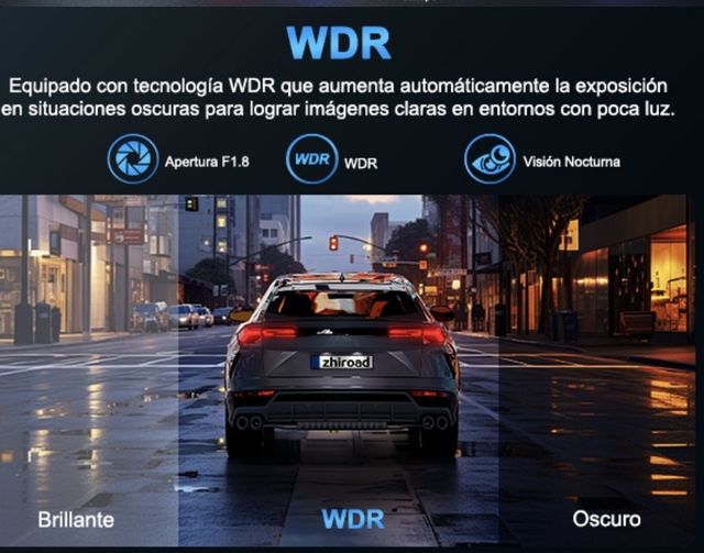 Dashcam 4K cámara coche