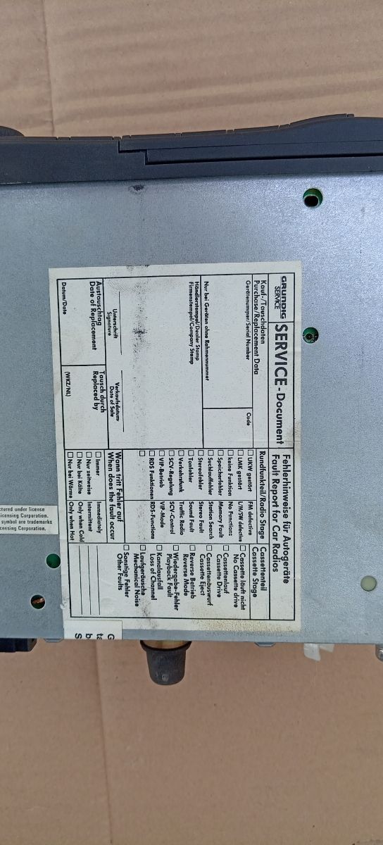 Radiocassetta e CD vintage