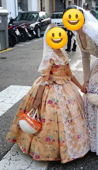 Traje fallera niña