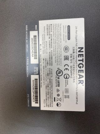 🌐 switch netgear gs728tpv2 24 porte gigabit poe+