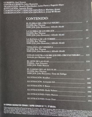 LA ESPADA SALVAJE DE CONAN EL B-RBARO (15 volÀmenes)