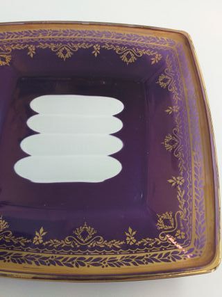 Piattino decorativo in vetro