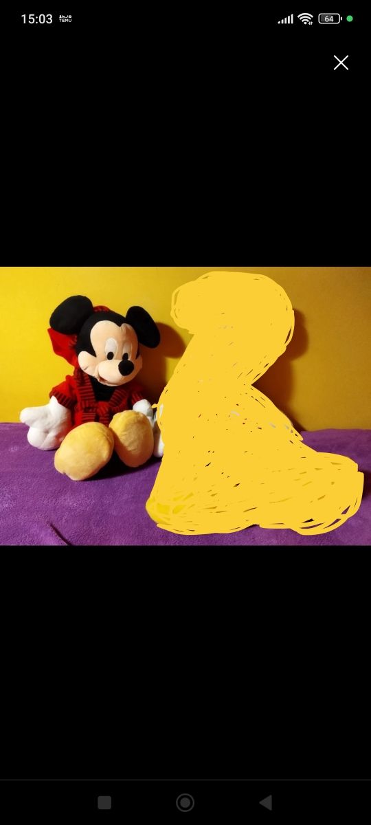 Peluche Mickey