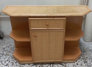 Mueble de entrada Bambú con espejo incluido