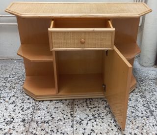 Mueble de entrada Bambú con espejo incluido