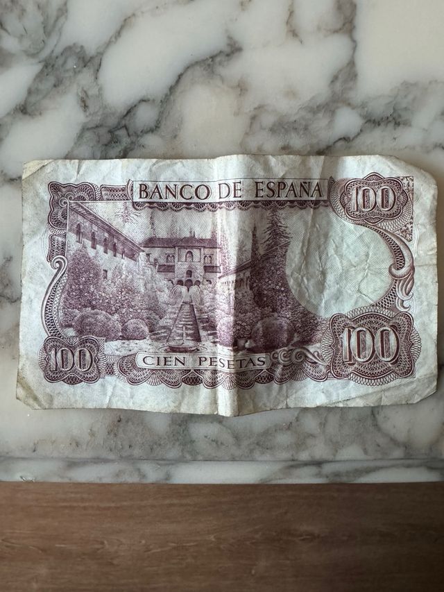 Billete 100 pesetas 1970