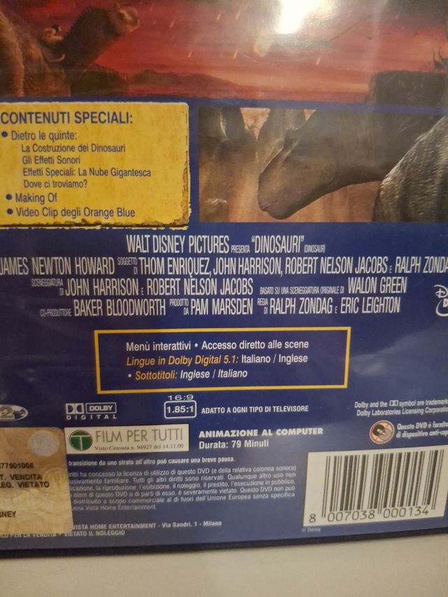 Dvd "Dinosauri" Disney