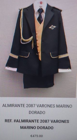 Traje de comunión de niño 