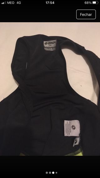 Calças ciclismo Inverno Onda tamanho XXL